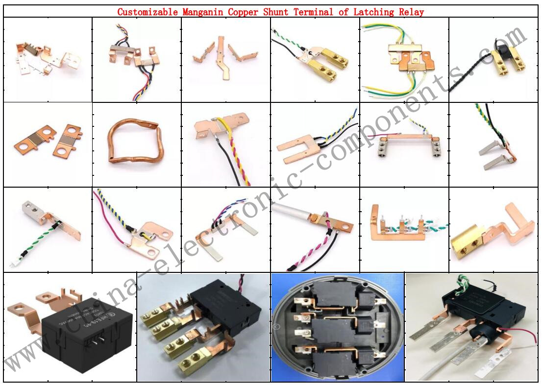 Customizable Manganin Copper Shunt Terminal of Latching Relay.jpg