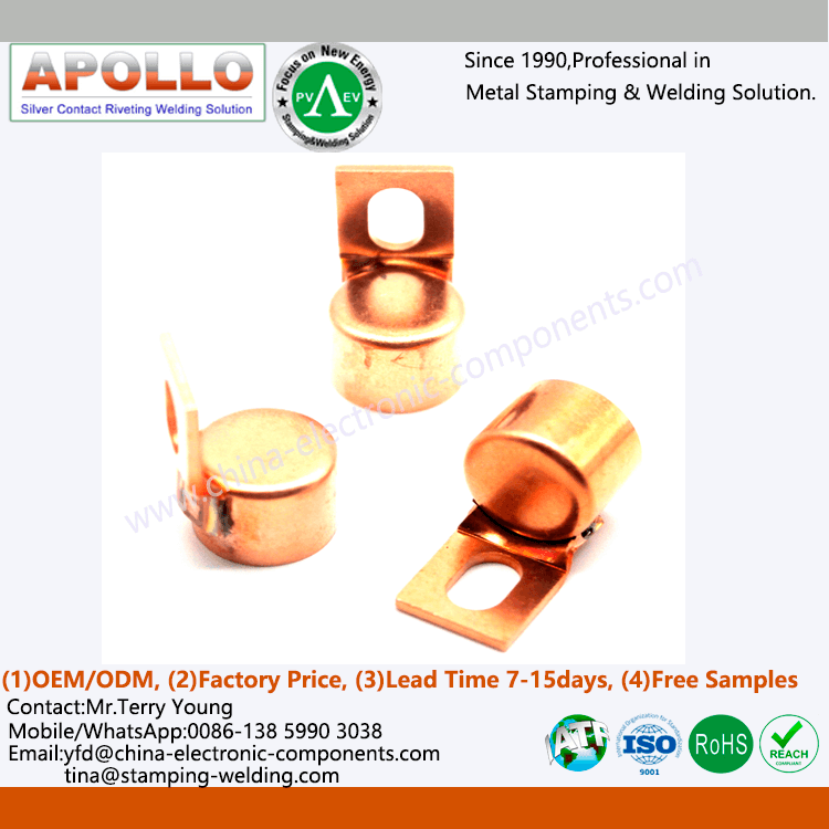 Tin Brazing Copper Contact Cap for Tesla EV Fuse.png