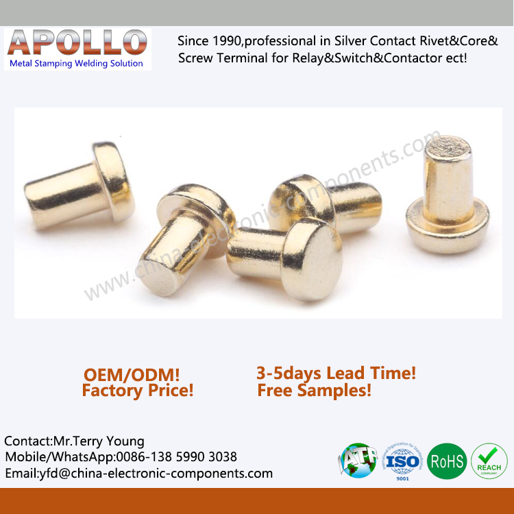 Gold Plated Relay Contacts