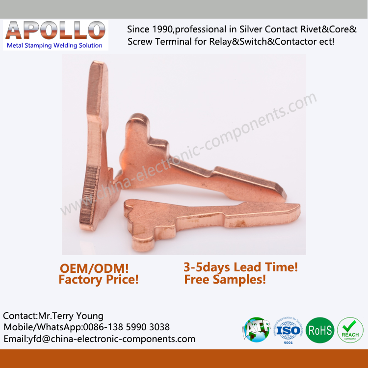 Metal Stamping Parts Electric Copper