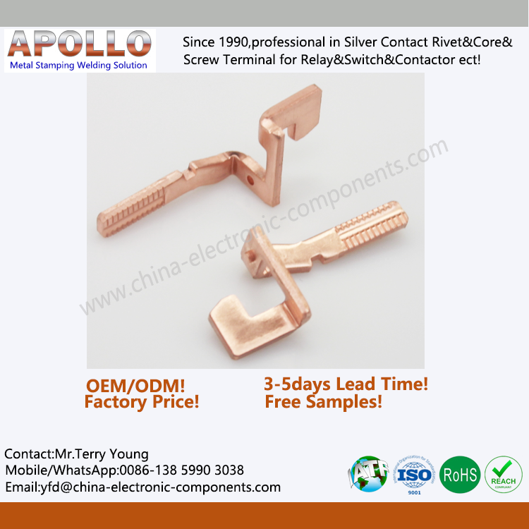 Copper Stamping Parts for Latching Relay