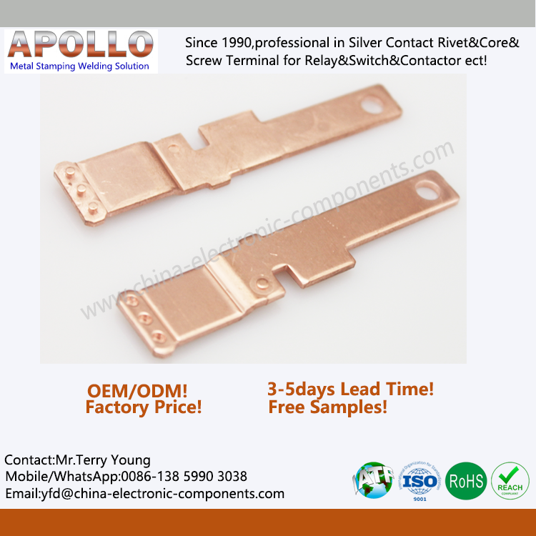 Precision Copper Stamping Parts for Latching Relay