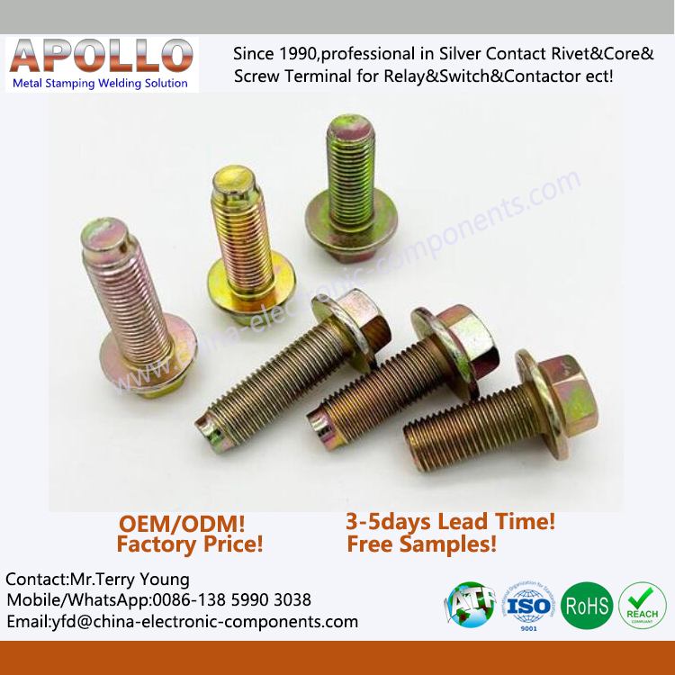 Flanged Hexagon Head Bolt Screw