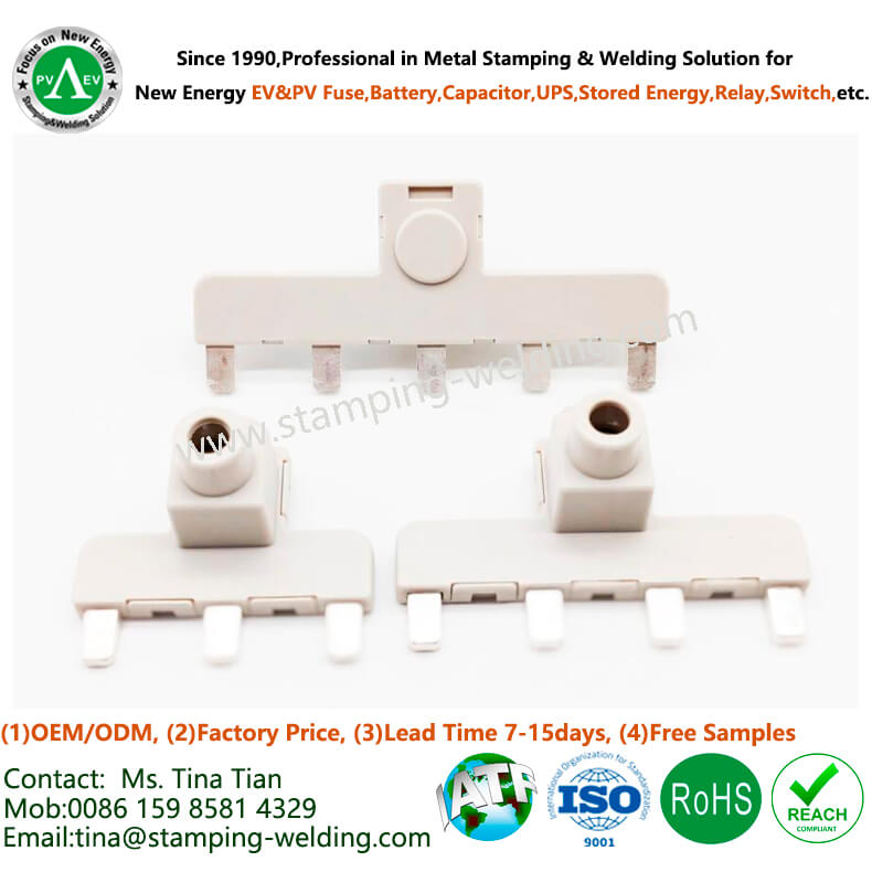 Busbar with Pins for PV Solar Circuit Breaker