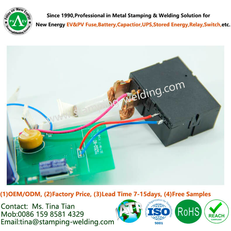 Copper Stranded Wire Resistance Welding for Latching Relay